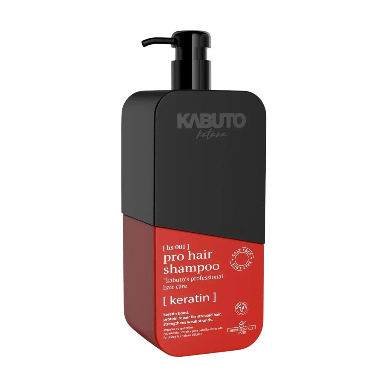 Чоловічий шампунь для волосся Kabuto Katana Pro Hair Shampoo, Keratin, 1 л